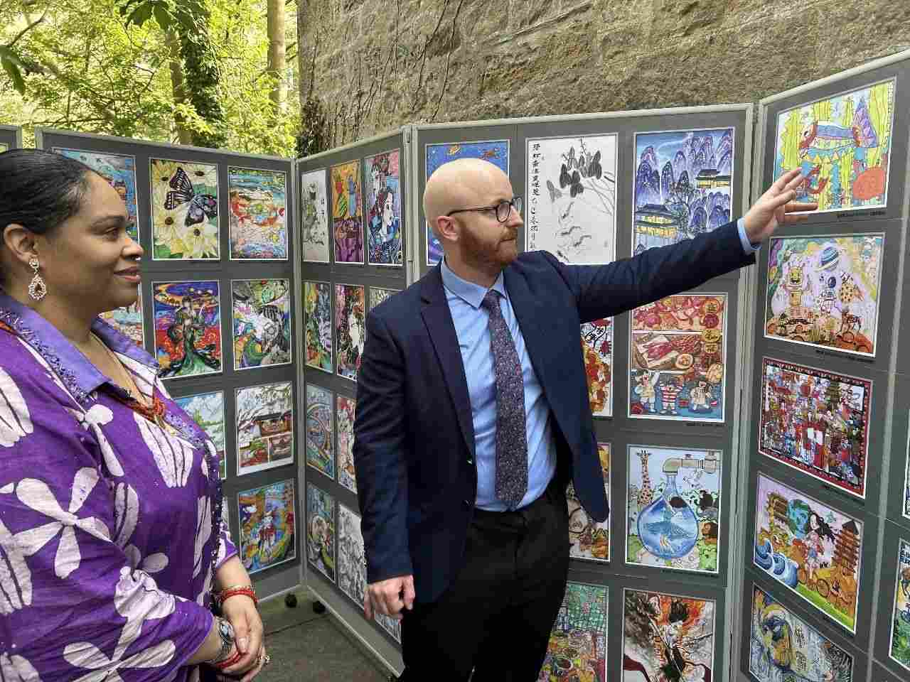 2025“熊猫杯”青少年美育文创大展·英国站开幕式现场